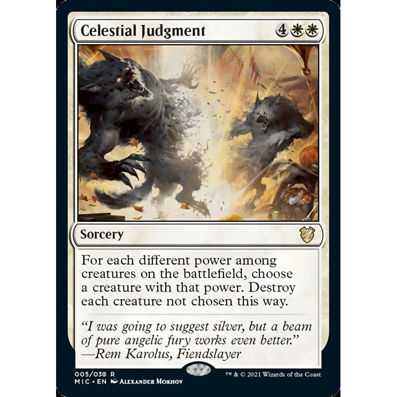 Celestial Judgment [Innistrad: Midnight Hunt Commander]