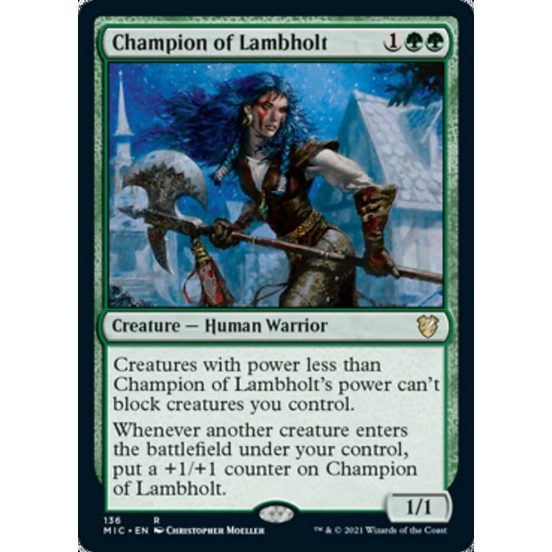 Champion of Lambholt [Innistrad: Midnight Hunt Commander]