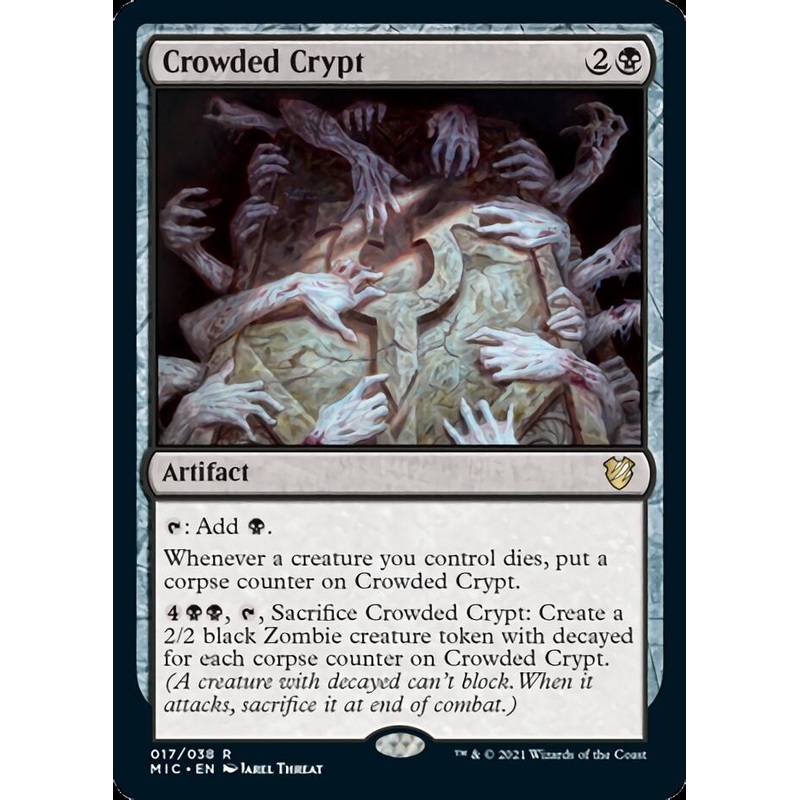 Crowded Crypt [Innistrad: Midnight Hunt Commander]