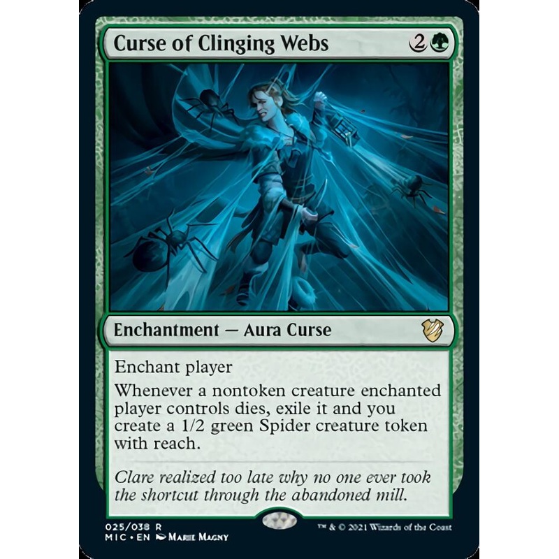 Curse of Clinging Webs [Innistrad: Midnight Hunt Commander]