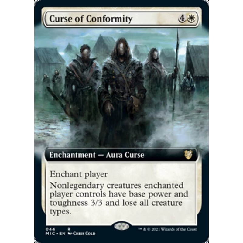 Curse of Conformity (Extended Art) [Innistrad: Midnight Hunt Commander]