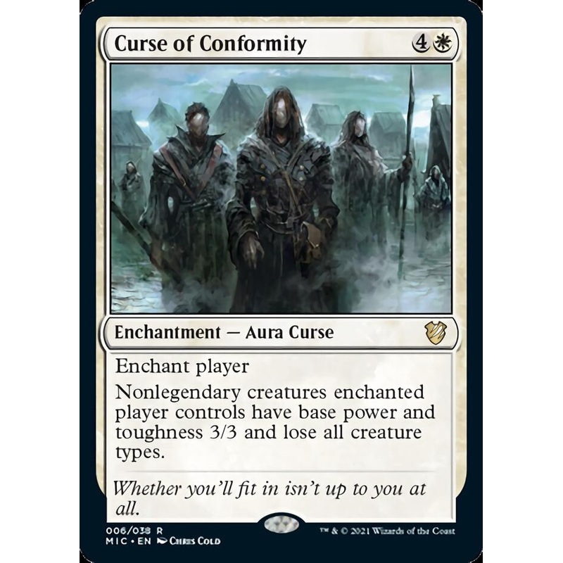 Curse of Conformity [Innistrad: Midnight Hunt Commander]