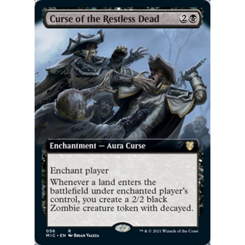 Curse of the Restless Dead (Extended Art) [Innistrad: Midnight Hunt Commander]