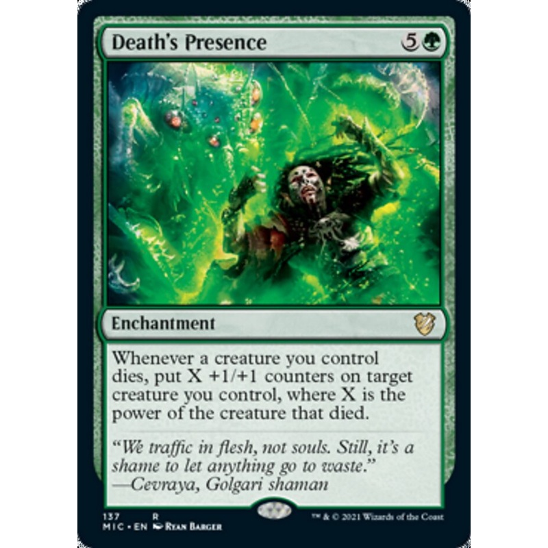 Death's Presence [Innistrad: Midnight Hunt Commander]