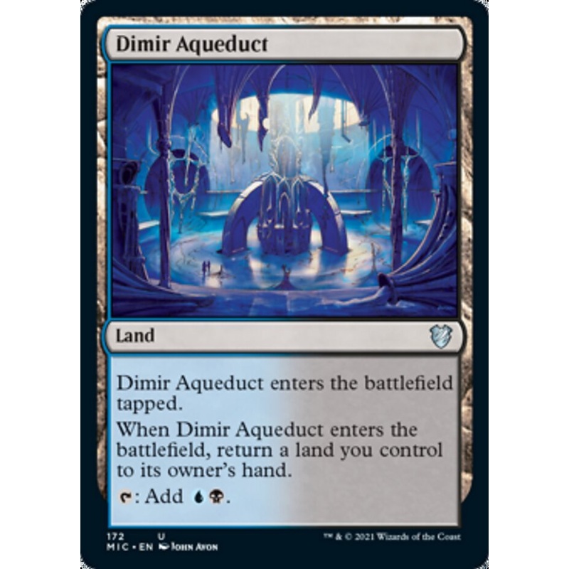Dimir Aqueduct [Innistrad: Midnight Hunt Commander]