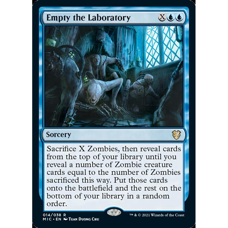 Empty the Laboratory [Innistrad: Midnight Hunt Commander]