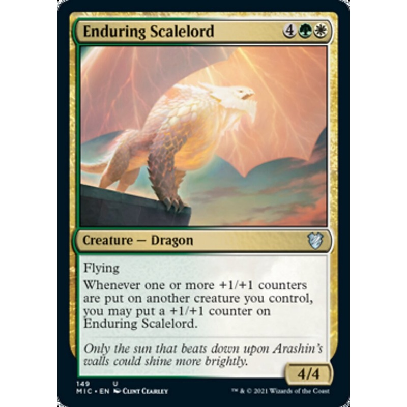 Enduring Scalelord [Innistrad: Midnight Hunt Commander]