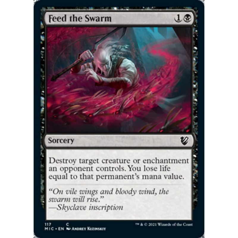 Feed the Swarm [Innistrad: Midnight Hunt Commander]