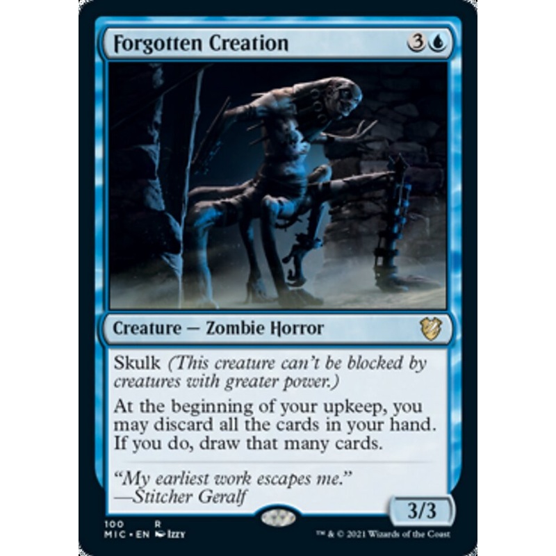 Forgotten Creation [Innistrad: Midnight Hunt Commander]