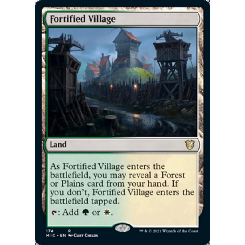 Fortified Village [Innistrad: Midnight Hunt Commander]