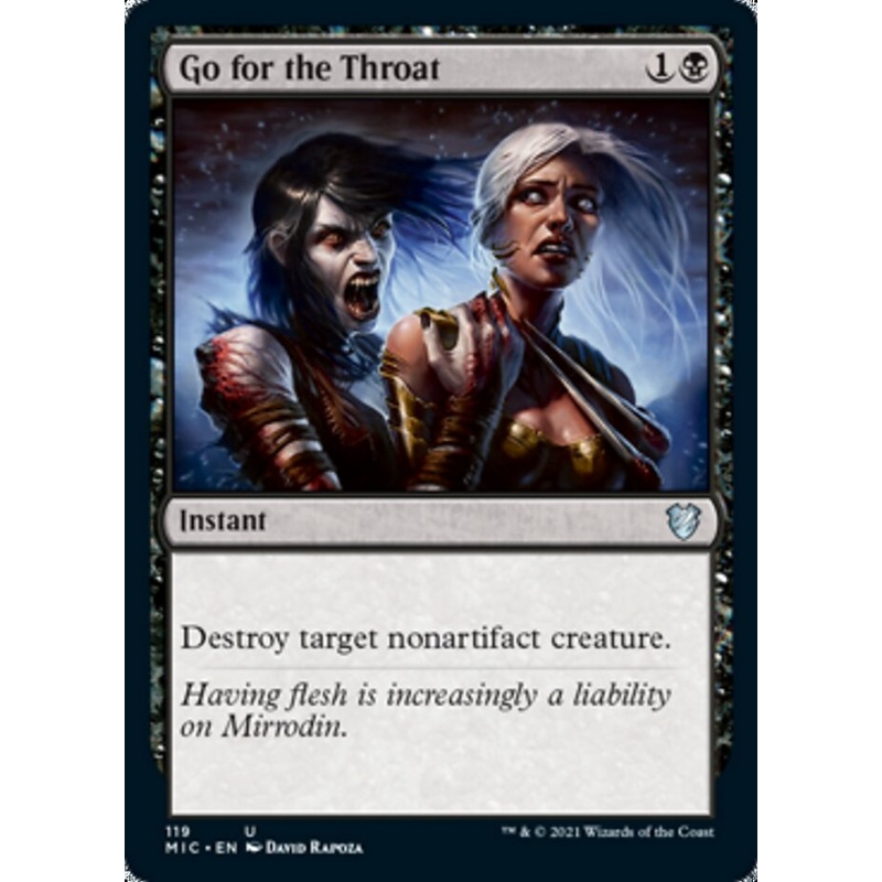 Go for the Throat [Innistrad: Midnight Hunt Commander]