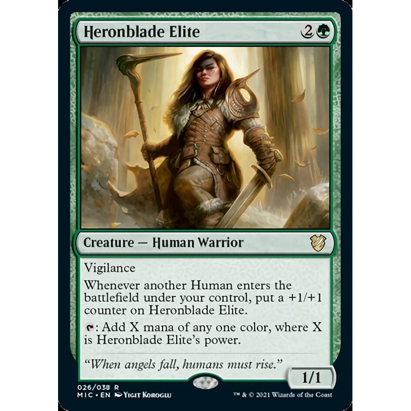 Heronblade Elite [Innistrad: Midnight Hunt Commander]