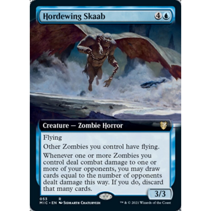 Hordewing Skaab (Extended Art) [Innistrad: Midnight Hunt Commander]