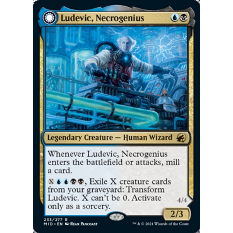 Ludevic, Necrogenius // Olag, Ludevic's Hubris [Innistrad: Midnight Hunt]