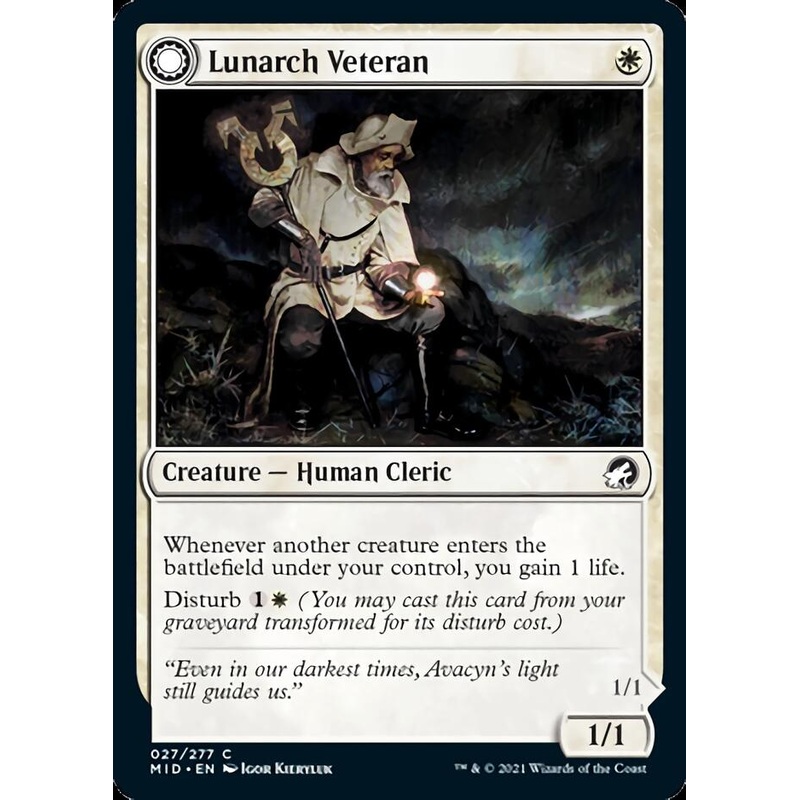 Lunarch Veteran // Luminous Phantom [Innistrad: Midnight Hunt]
