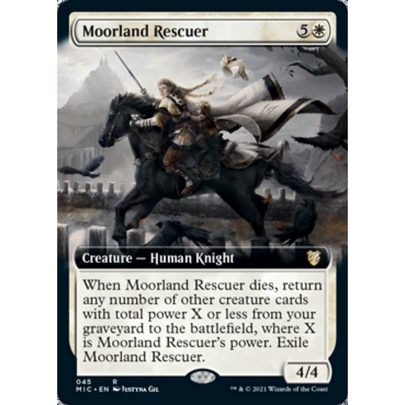 Moorland Rescuer (Extended Art) [Innistrad: Midnight Hunt Commander]