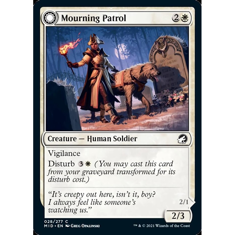 Mourning Patrol // Morning Apparition [Innistrad: Midnight Hunt]