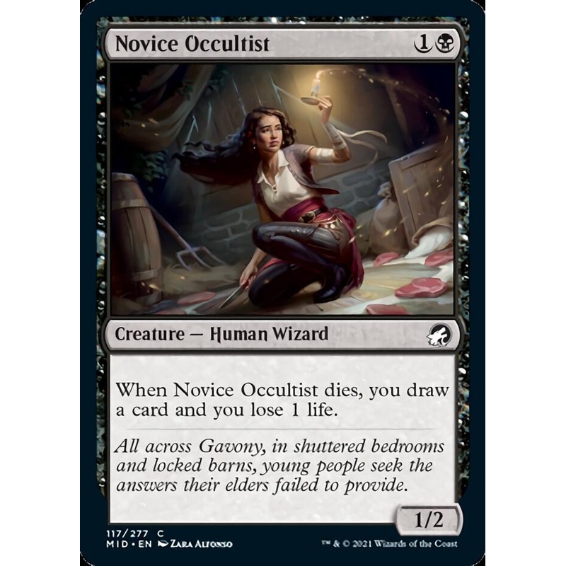 Novice Occultist [Innistrad: Midnight Hunt]