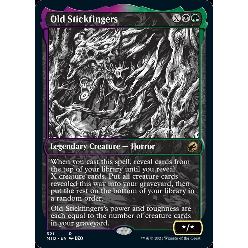 Old Stickfingers (Showcase Eternal Night) [Innistrad: Midnight Hunt]