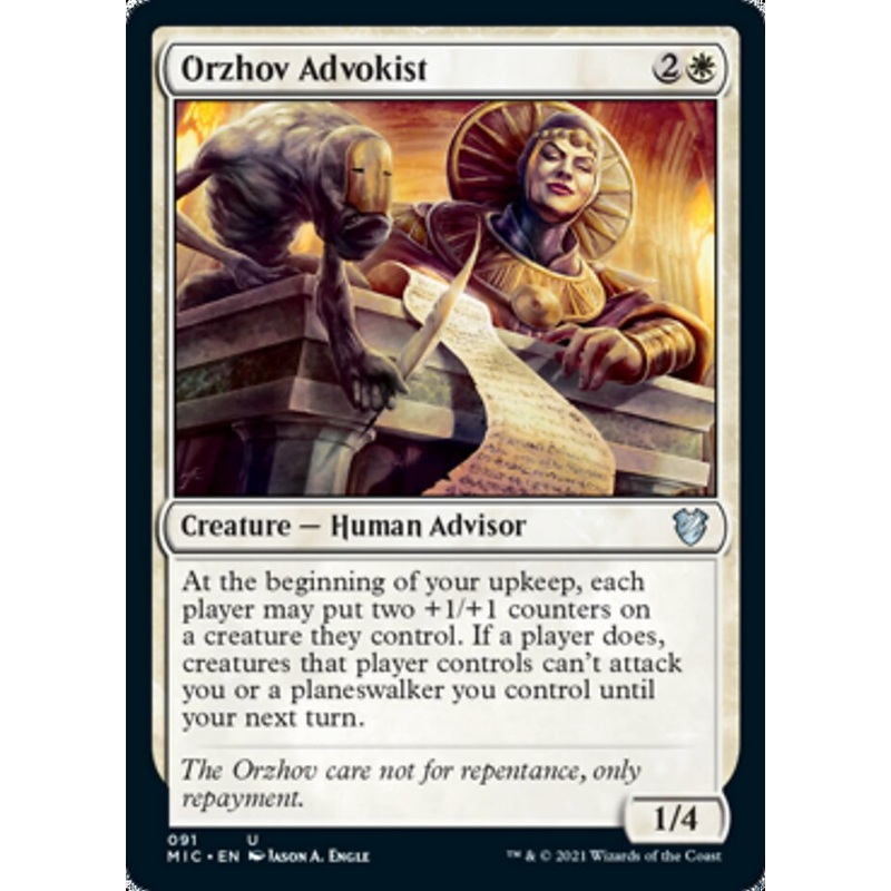 Orzhov Advokist [Innistrad: Midnight Hunt Commander]
