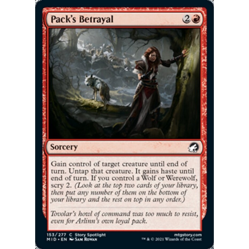Pack's Betrayal [Innistrad: Midnight Hunt]