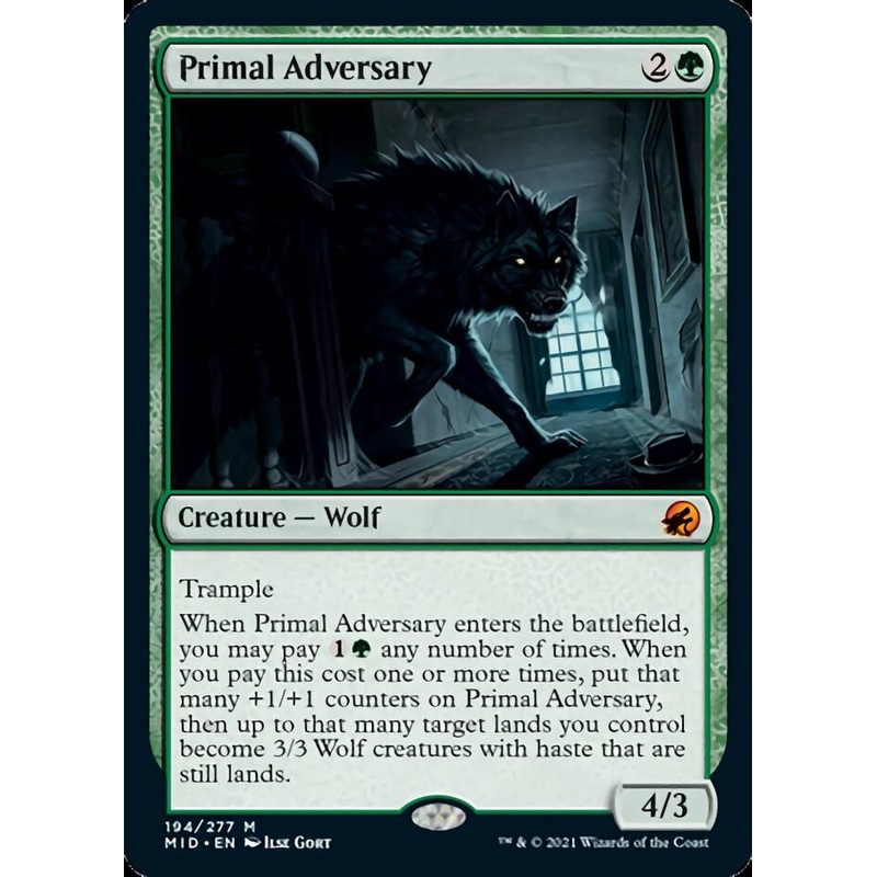 Primal Adversary [Innistrad: Midnight Hunt]