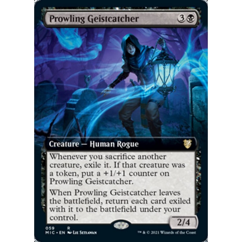 Prowling Geistcatcher (Extended Art) [Innistrad: Midnight Hunt Commander]