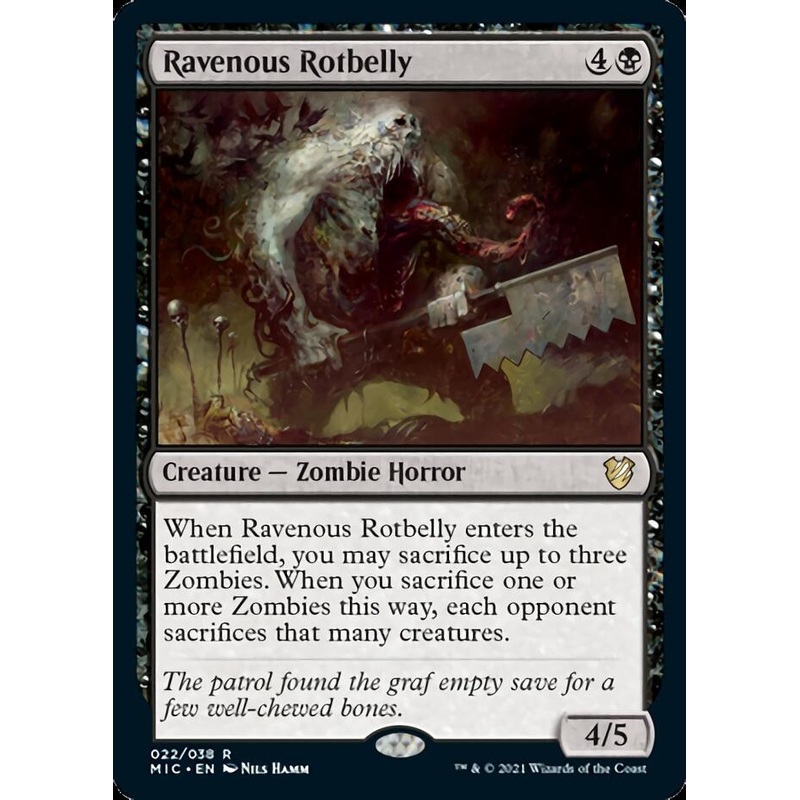 Ravenous Rotbelly [Innistrad: Midnight Hunt Commander]