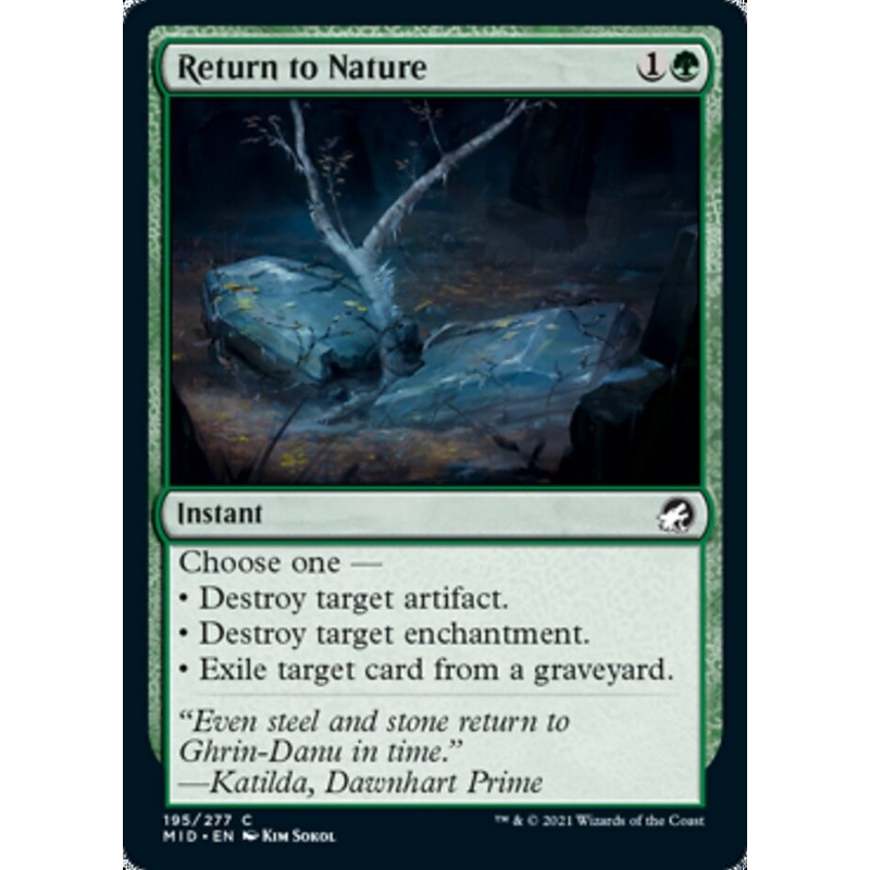 Return to Nature [Innistrad: Midnight Hunt]