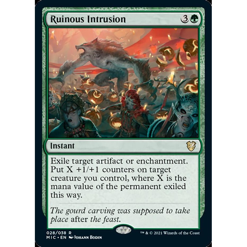 Ruinous Intrusion [Innistrad: Midnight Hunt Commander]