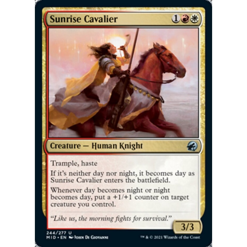 Sunrise Cavalier [Innistrad: Midnight Hunt]