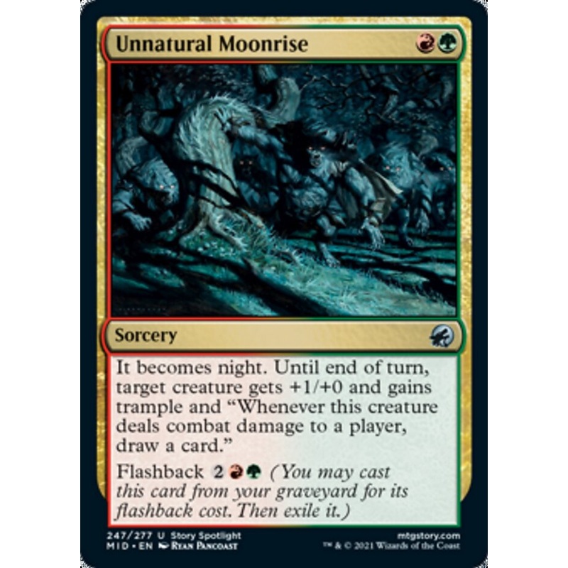 Unnatural Moonrise [Innistrad: Midnight Hunt]
