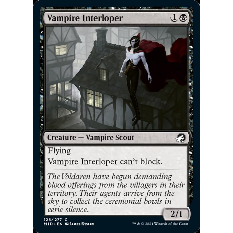 Vampire Interloper [Innistrad: Midnight Hunt]