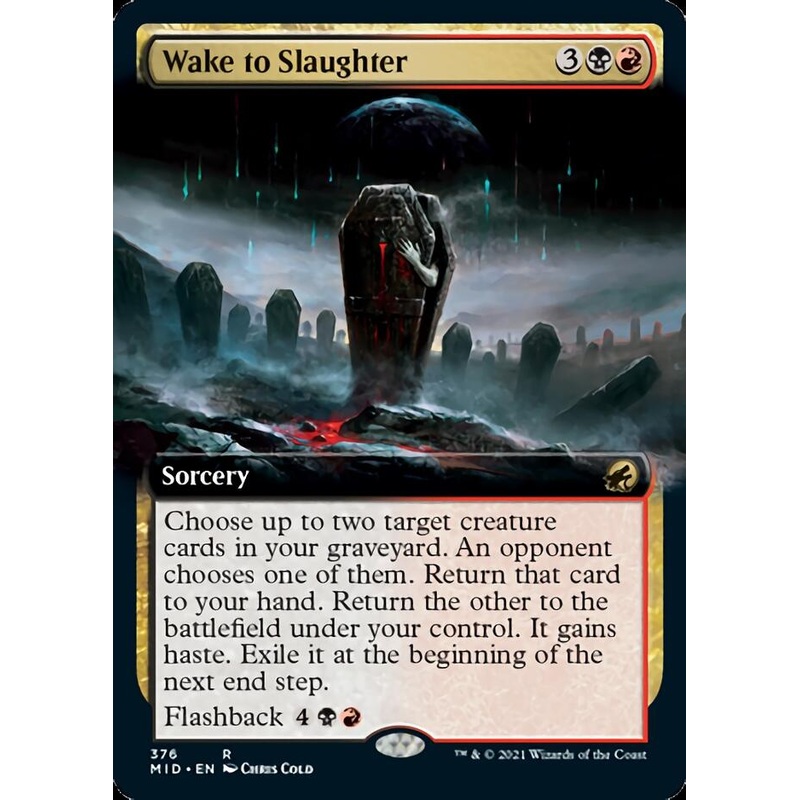 Wake to Slaughter (Extended Art) [Innistrad: Midnight Hunt]