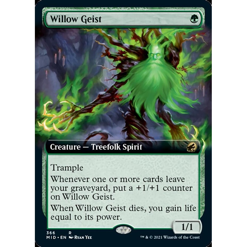 Willow Geist (Extended Art) [Innistrad: Midnight Hunt]