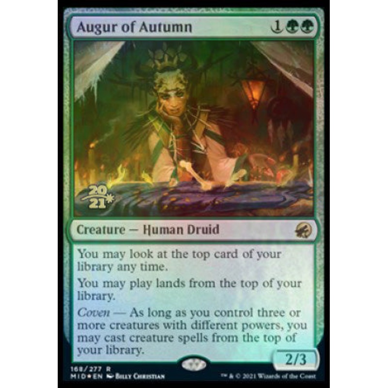 Augur of Autumn [Innistrad: Midnight Hunt Prerelease Promos]