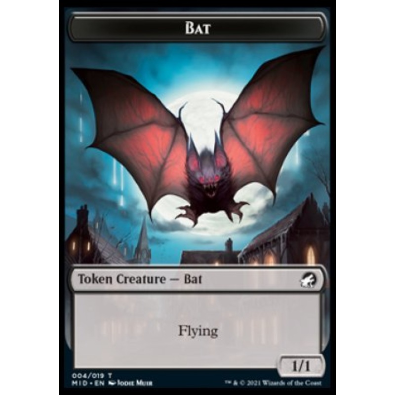Bat Token [Innistrad: Midnight Hunt Tokens]
