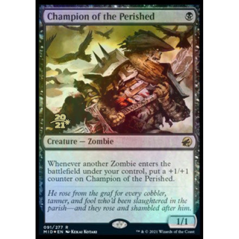 Champion of the Perished [Innistrad: Midnight Hunt Prerelease Promos]