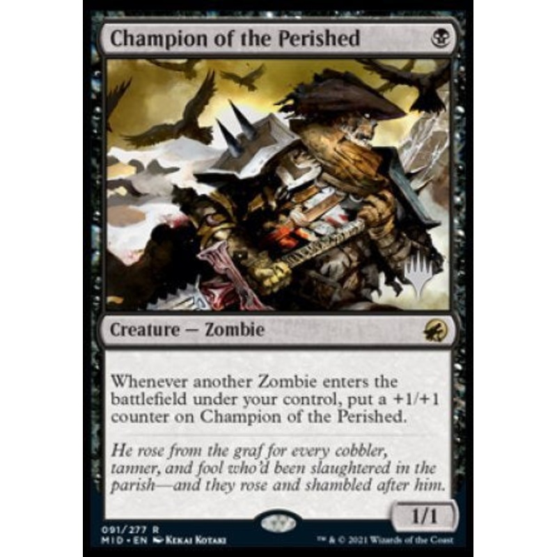 Champion of the Perished (Promo Pack) [Innistrad: Midnight Hunt Promos]