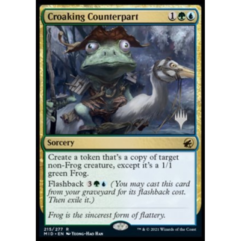 Croaking Counterpart (Promo Pack) [Innistrad: Midnight Hunt Promos]