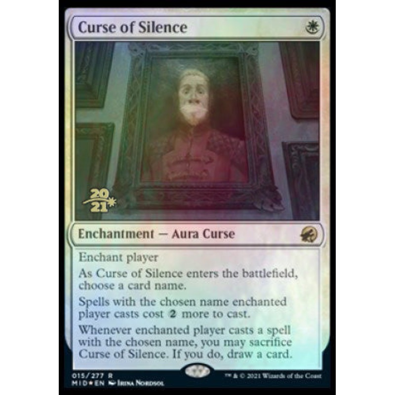 Curse of Silence [Innistrad: Midnight Hunt Prerelease Promos]