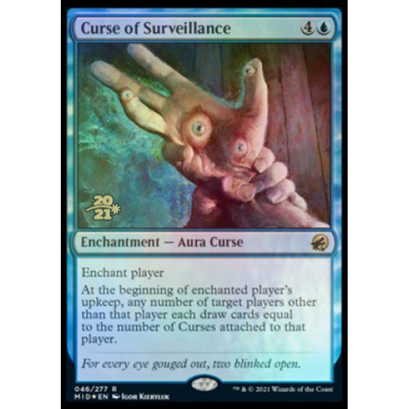 Curse of Surveillance [Innistrad: Midnight Hunt Prerelease Promos]