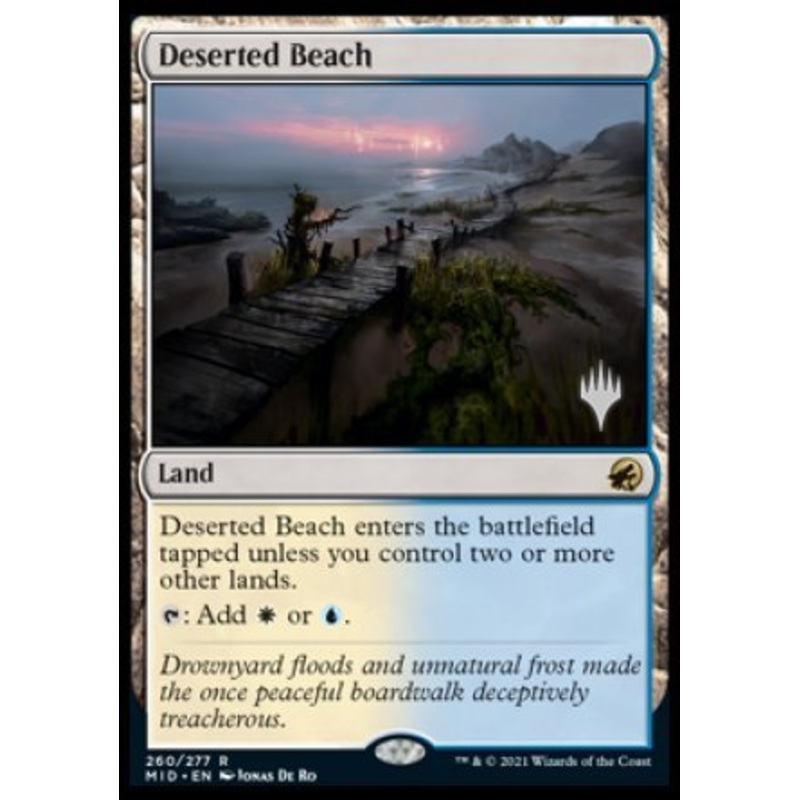 Deserted Beach (Promo Pack) [Innistrad: Midnight Hunt Promos]