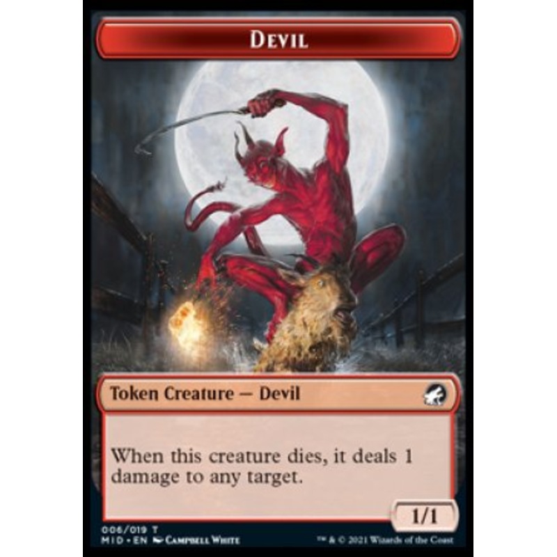 Devil Token [Innistrad: Midnight Hunt Tokens]