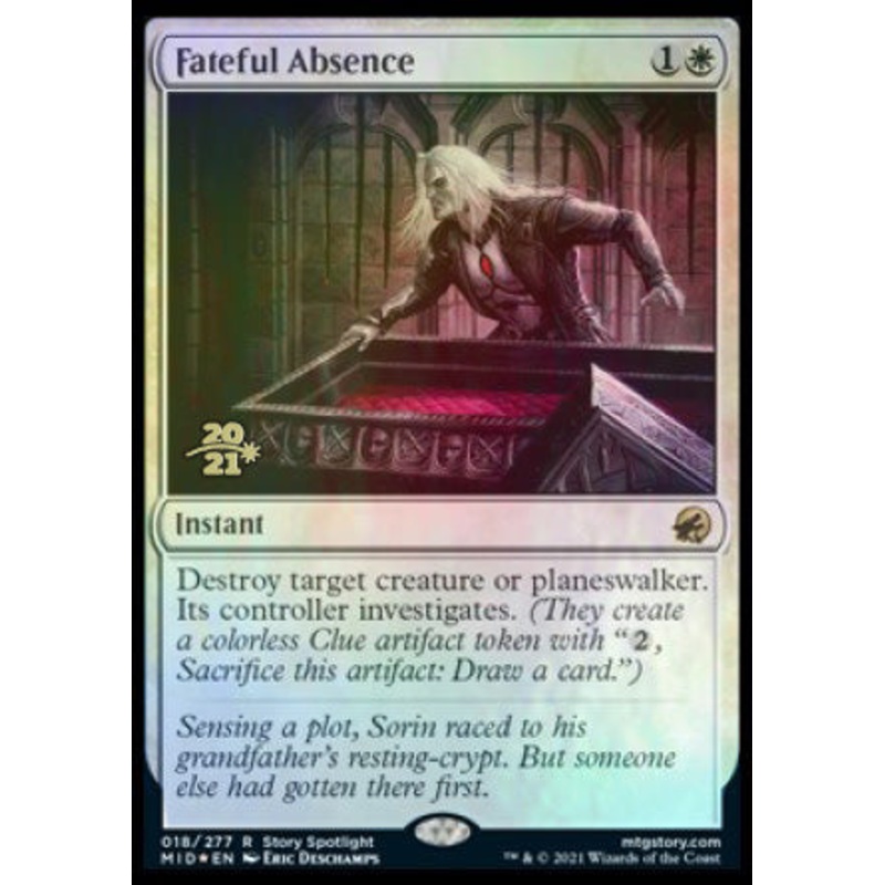 Fateful Absence [Innistrad: Midnight Hunt Prerelease Promos]