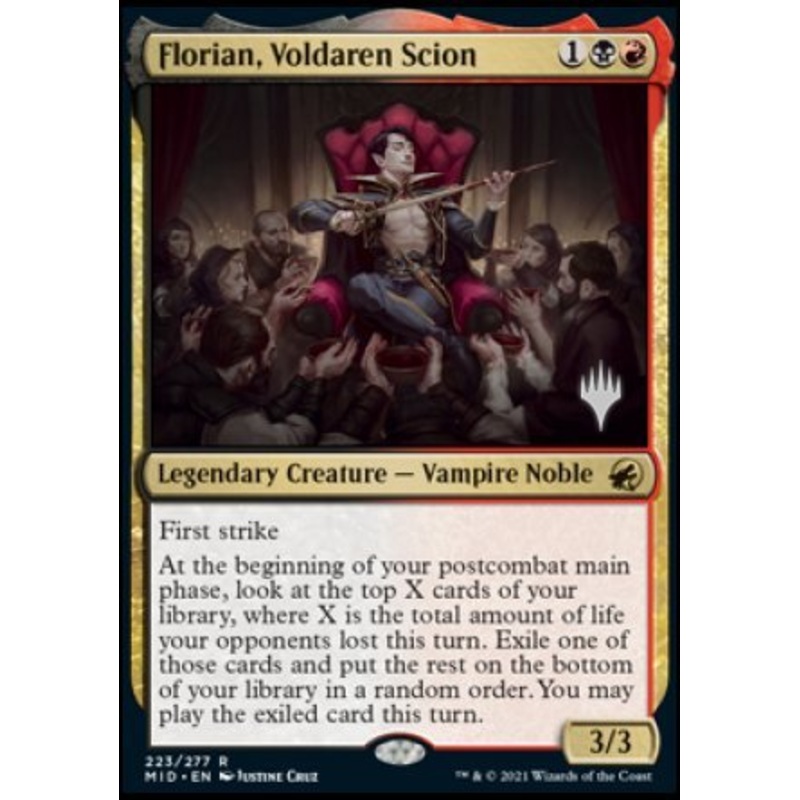 Florian, Voldaren Scion (Promo Pack) [Innistrad: Midnight Hunt Promos]