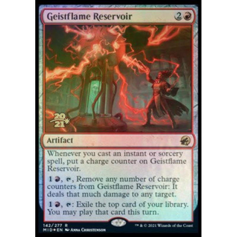 Geistflame Reservoir [Innistrad: Midnight Hunt Prerelease Promos]