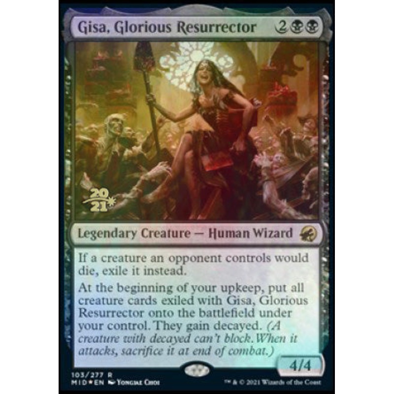 Gisa, Glorious Resurrector [Innistrad: Midnight Hunt Prerelease Promos]