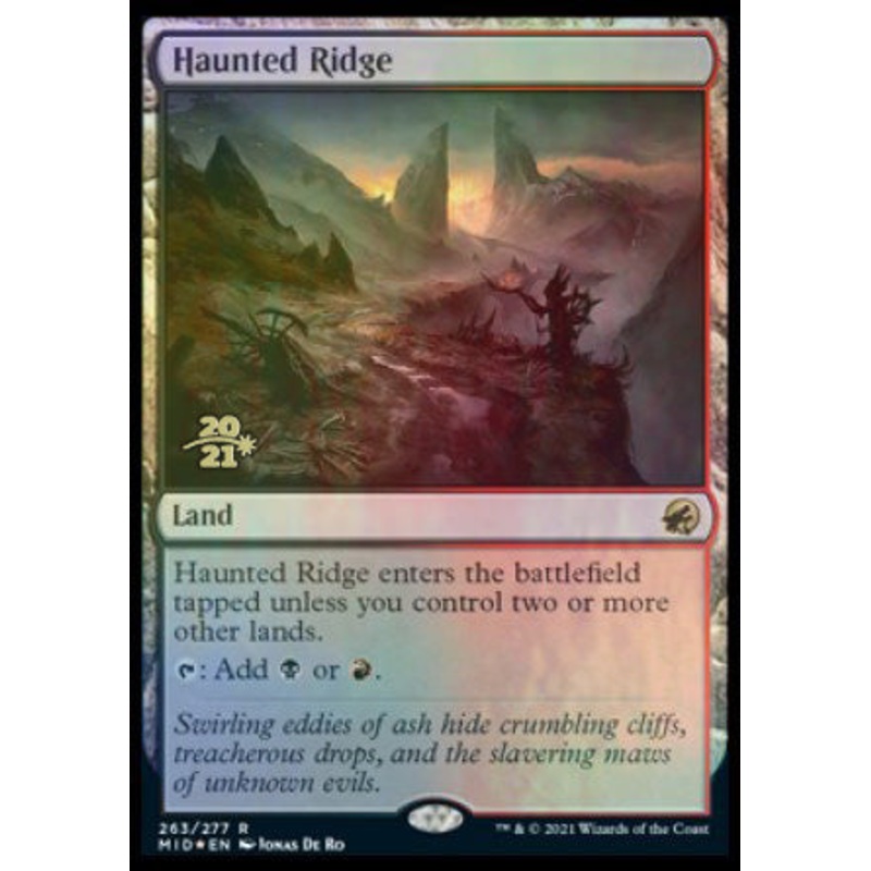 Haunted Ridge [Innistrad: Midnight Hunt Prerelease Promos]