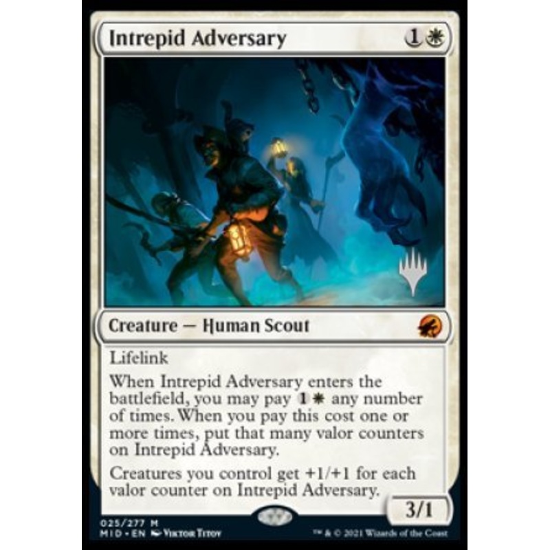 Intrepid Adversary (Promo Pack) [Innistrad: Midnight Hunt Promos]